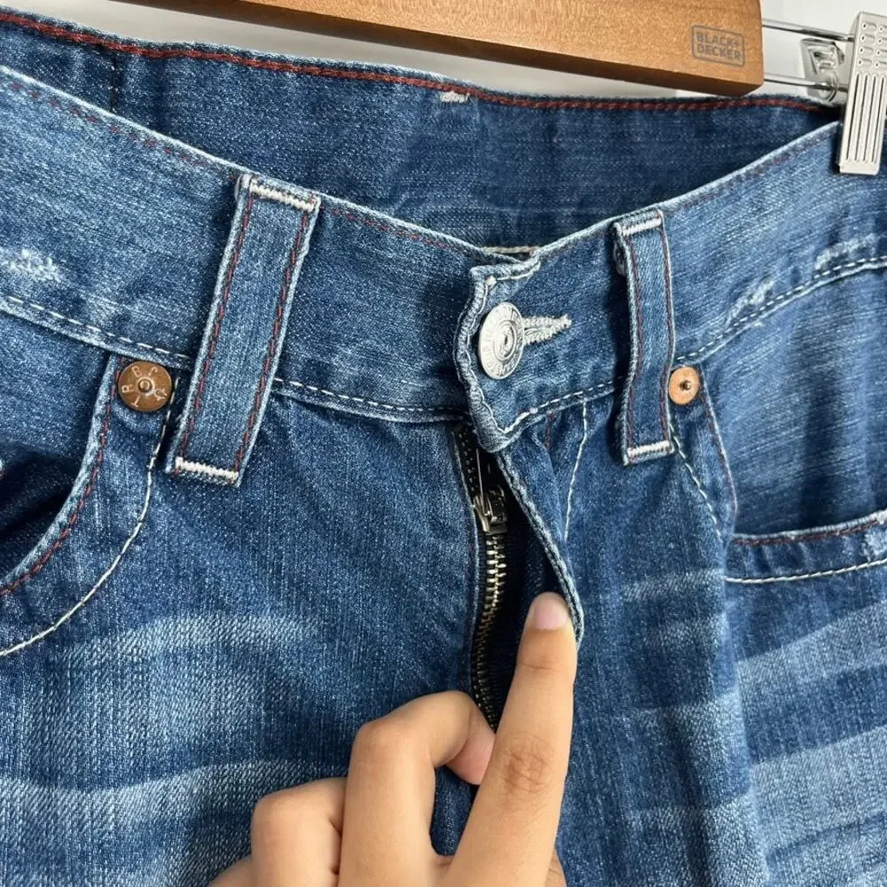 Vintage Mens True Religion Jeans Horseshoe 31 x 29 USA Straight